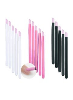 KASTWAVE Pumice Stone Nail File Cuticle Stone Pusher, 30 Pcs 3 Color Nail Art Pen Cuticle Remover Trimmer Buffer Manicure Tools Nail Sanding Sticks for Household Beauty Salon Peeling Dead Skin Repairing  - Image 1