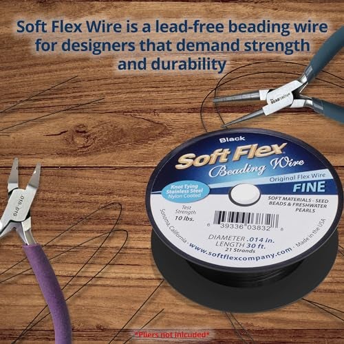 Soft Flex 21 Strand Beading Wire - Fine 0.14 Diameter - 30 Feet Design Wire - Image 5