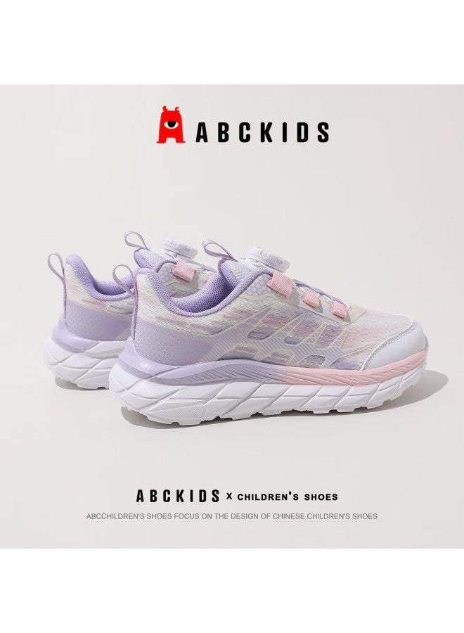 Abc Kids Kids Boys And Girls Running Shoes Spring Youth Sports Shoes Sy413603152py Pink Purple Size 30 Inner Length 193.4mm - Image 4
