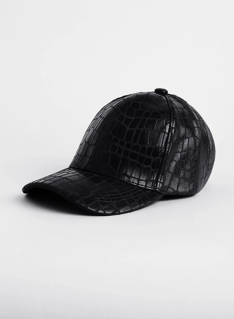 Haute Sauce Embossed Croc Baseball Cap