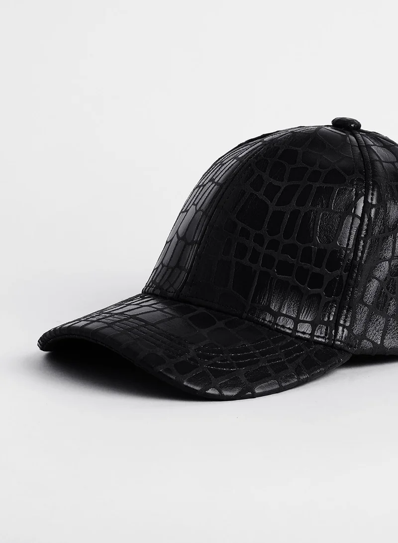 Haute Sauce Embossed Croc Baseball Cap