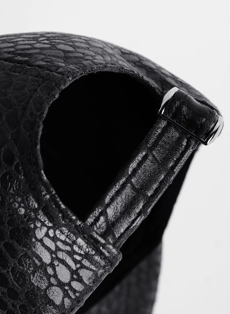 Haute Sauce Embossed Croc Baseball Cap
