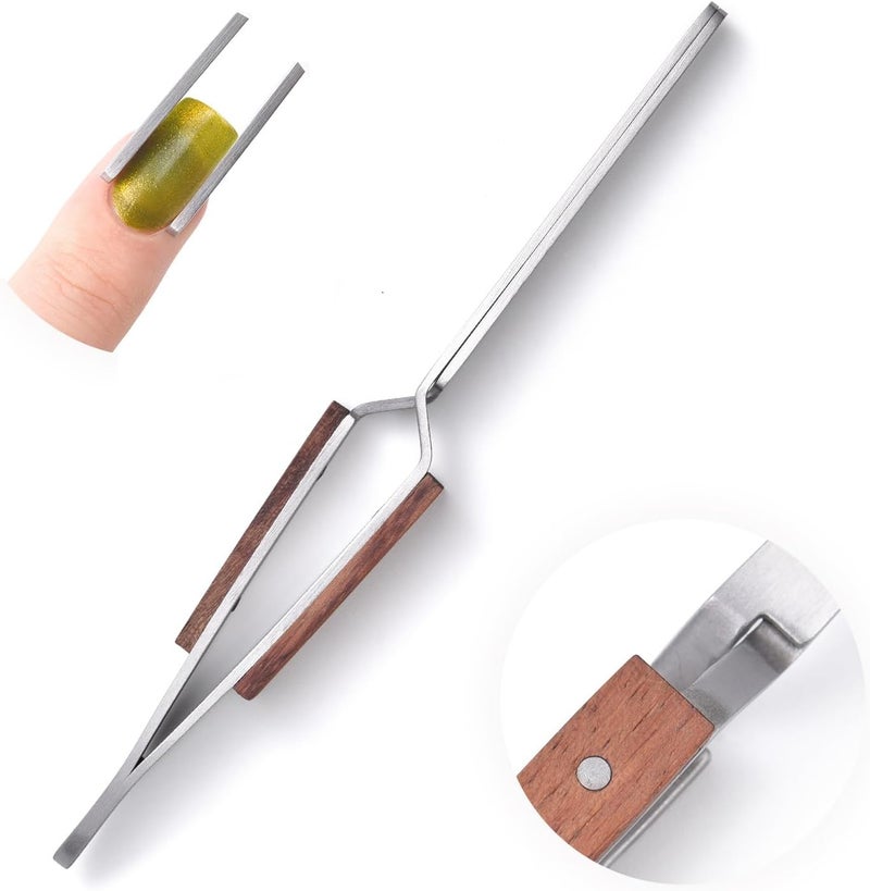 KADS Nail Shaping Tool Nail Acrylic UV Gel Tips Sculpture Tweezers Clip Pickup Nail Art MultiFunctions Nail Pincher