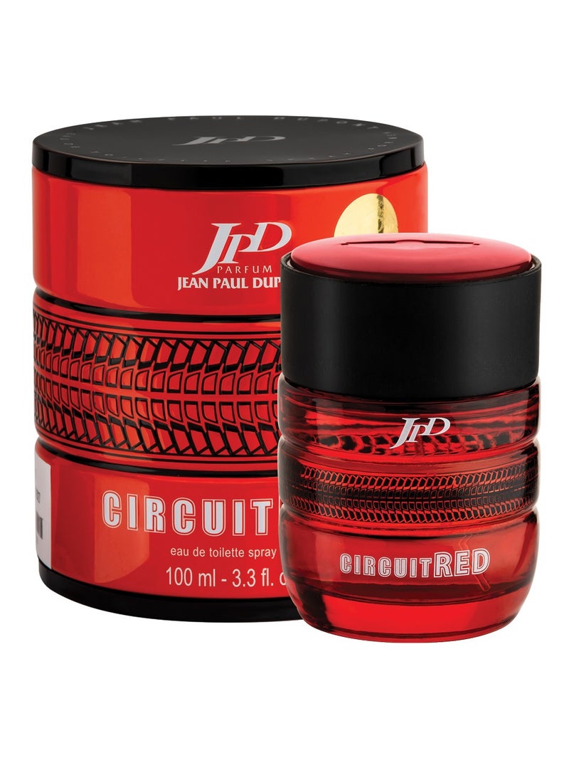 Jean Paul Dupont Circuit Red Eau de Toilette For Men 100ml  - Image 1