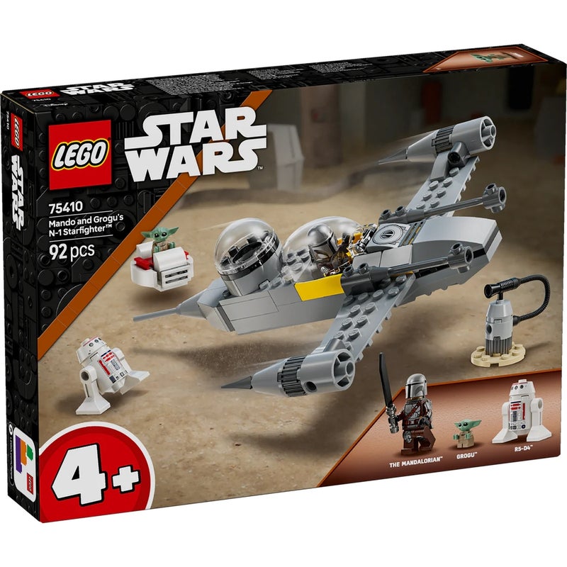 LEGO - Starwars Mando and Grogu's N-1 Starfighter 92 Pieces - 75410 - Image 1