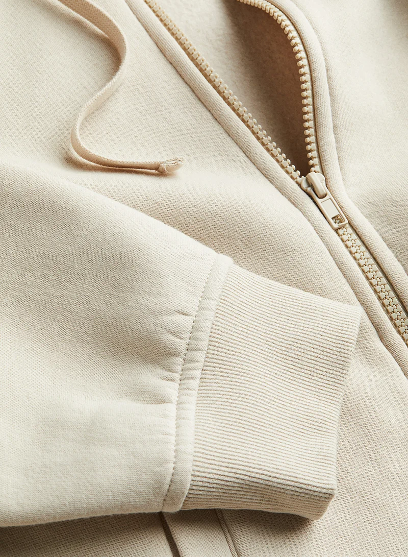 اتش اند ام Loose Fit Zip-Through Hoodie
