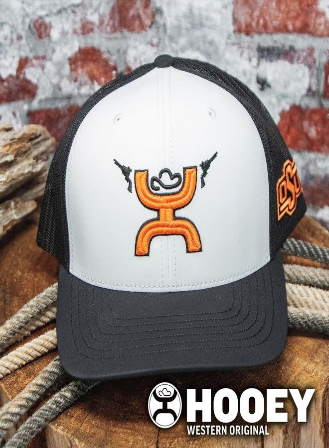HOOEY Men's Oklahoma State University Officially Licensed Collegiate Hat (US, Numeric, 0, 8, 7382T-White/Black) - Image 5