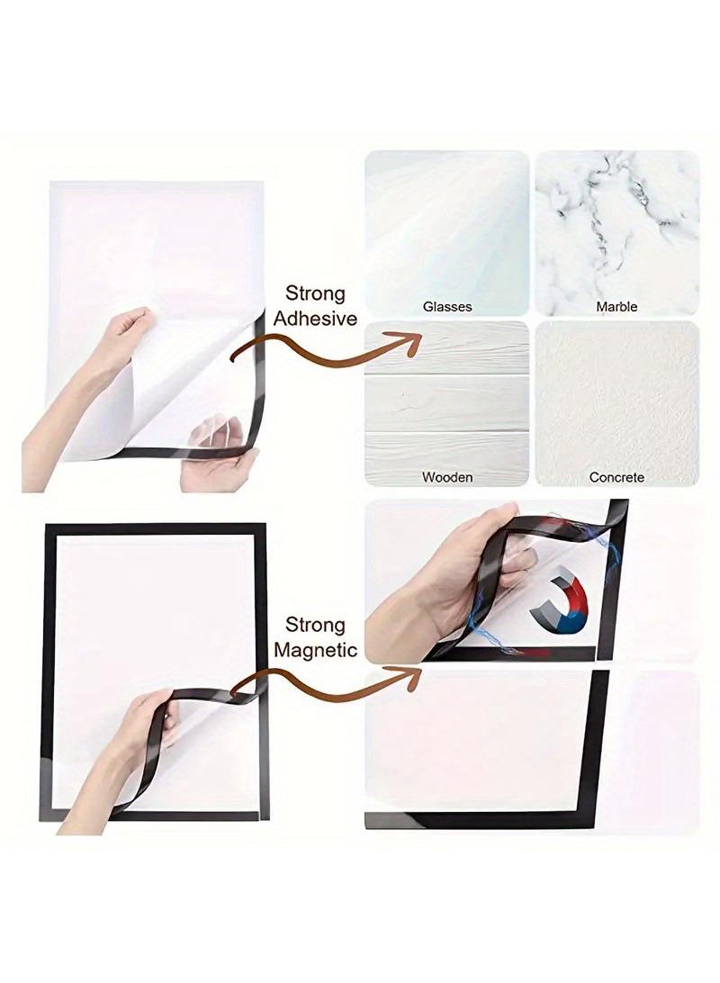 Y&D 10 Pack 30*30cm Photo Frame Magnetic Art PVC Wall Stickers Photo Frame - Image 2