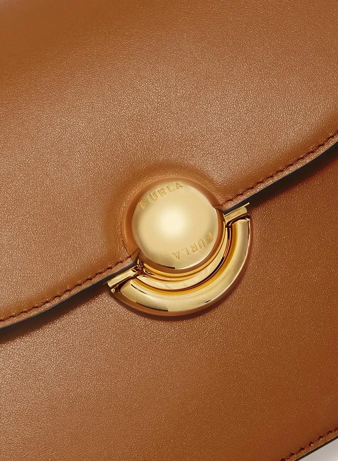 Furla Brown Sfera S Crossbody Round for Women | Best Price UAE