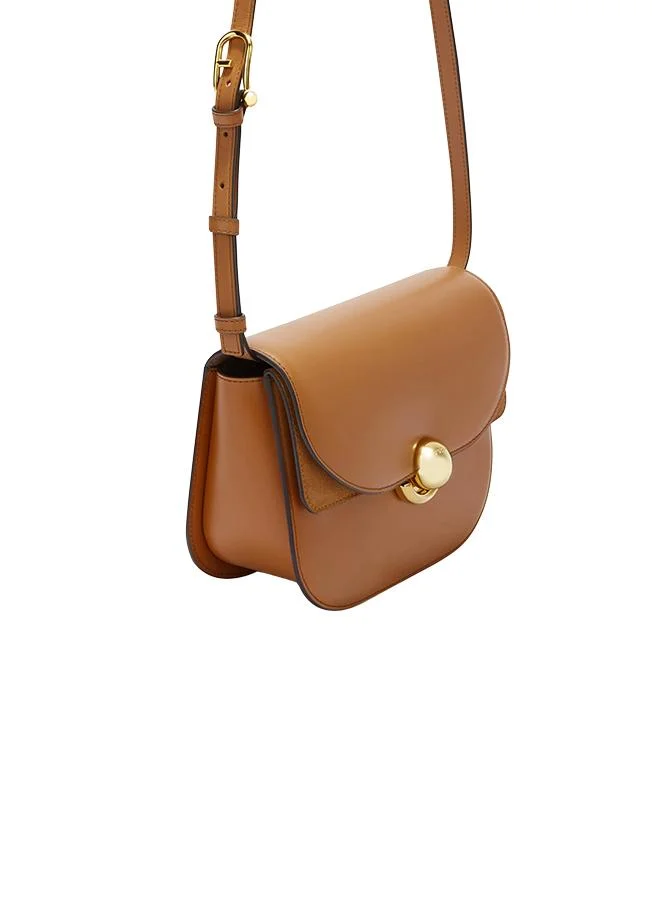 Furla Brown Sfera S Crossbody Round for Women | Best Price UAE