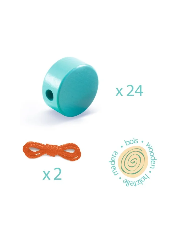 DJECO Filacolor Lacing Beads