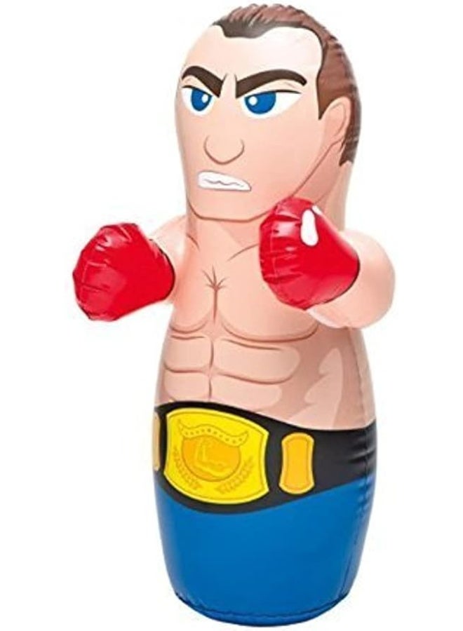 INTEX 3D BOP Bag Inflatable Blow Up Bopper Power Bag / Punching bag for Kids - Boxer - Image 1