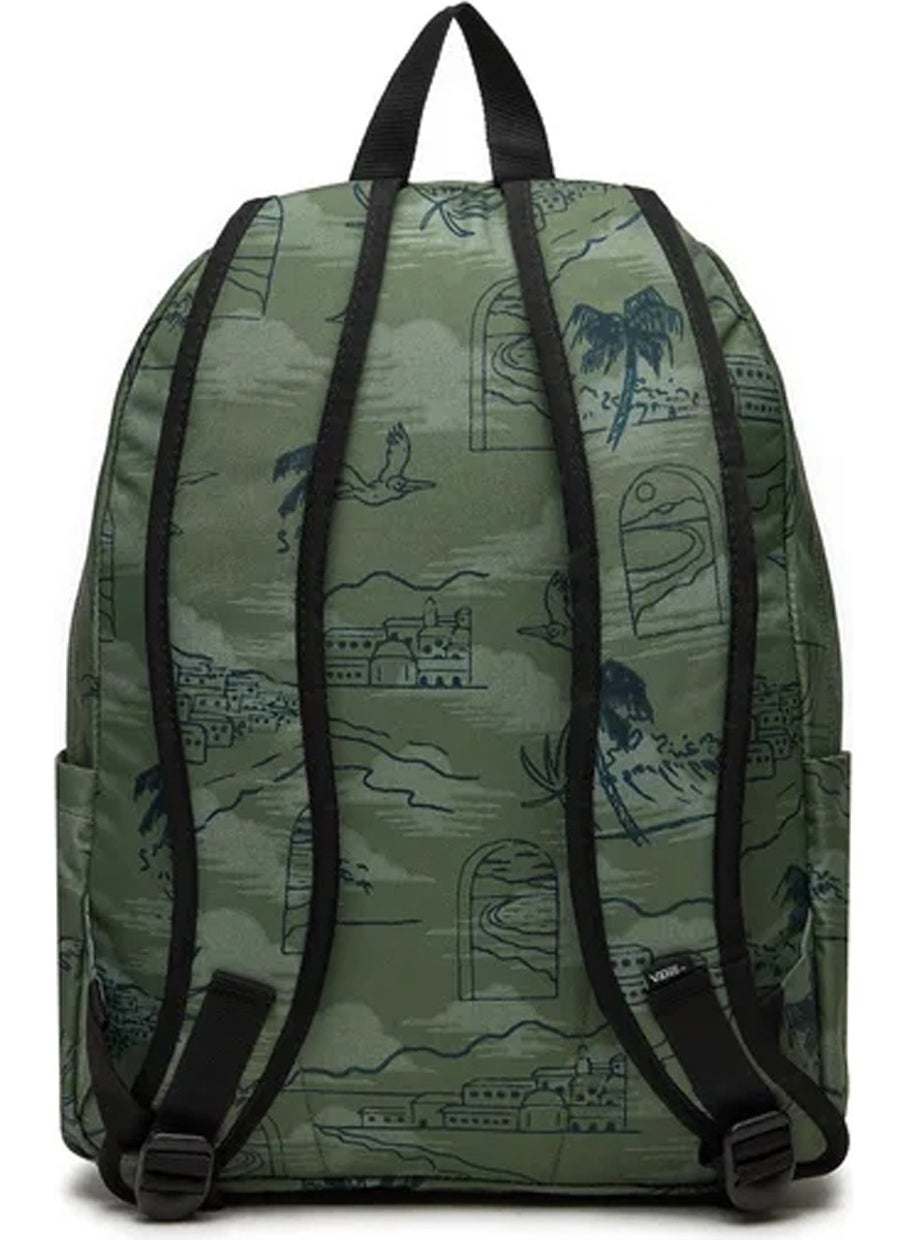 VANS Green 16,25X12,75X4,75 cm Backpack VN000H4WAMB1 Old Skool Backpack  - Image 4