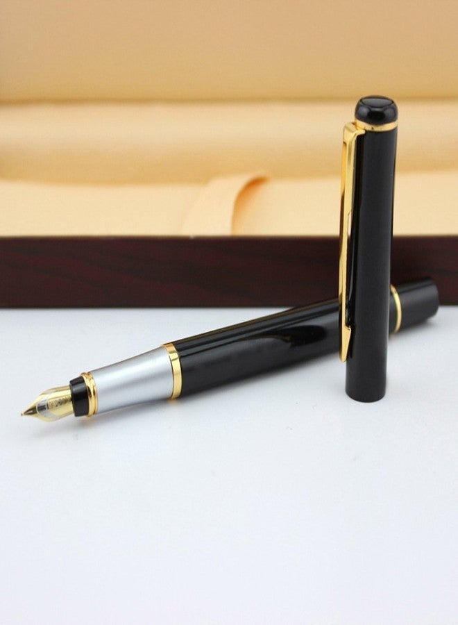 Abaj 801 Stainless Steel Fountain Pen Nib Fine (Black) - Image 4