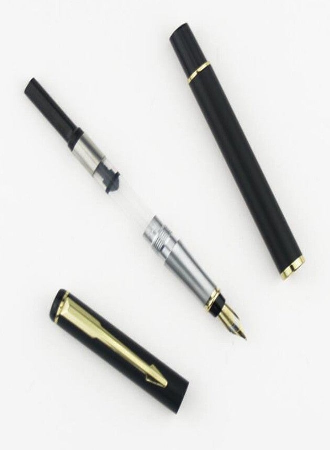 Abaj 801 Stainless Steel Fountain Pen Nib Fine (Black) - Image 3