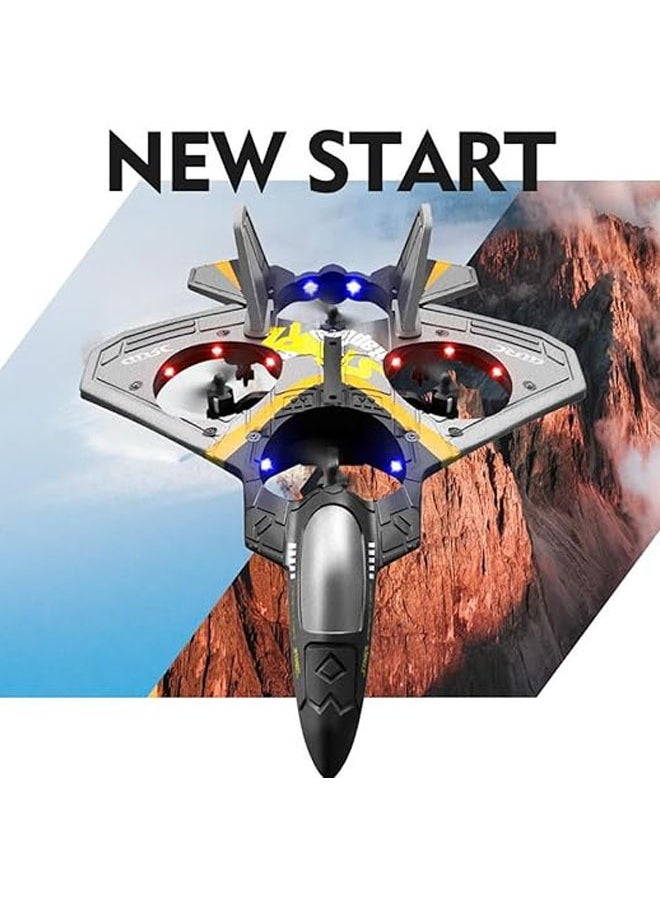 General RC Airplane, 2.4GHz Foam RC Airplane Helicopter Quadcopter Suitable for Adults and Children Rotating Drone  - Image 4