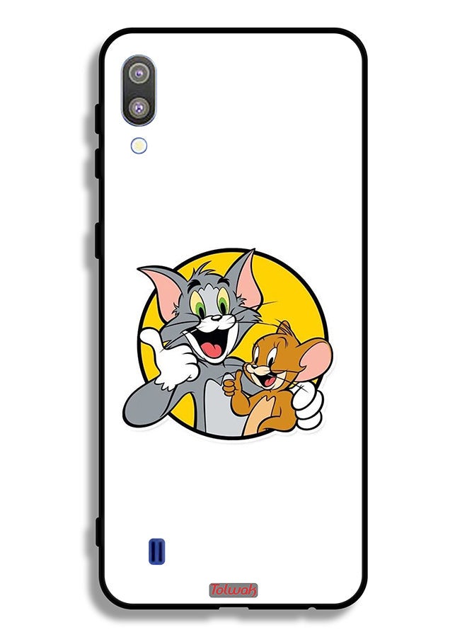 Tolwak Samsung Galaxy M10 Protective Case Cover Tom And Jerry - Image 2