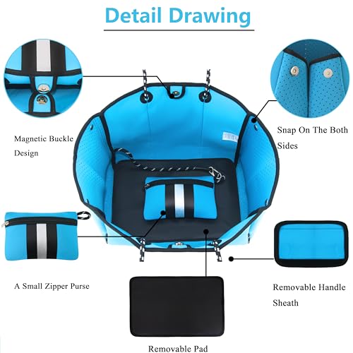 QOGiR Multipurpose Gym Beach Bag - Light Weight, Large, Sports (Sky Blue, Large) … - Image 4