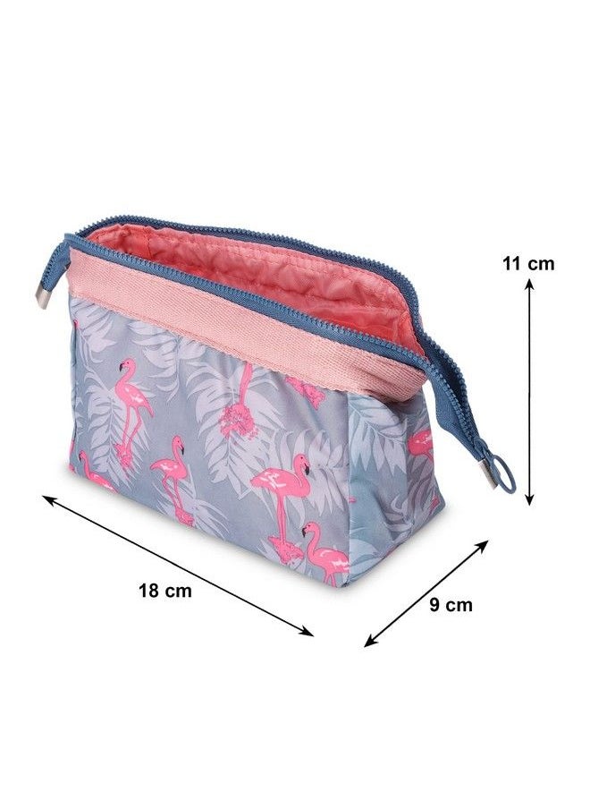 NFI essentials Stylish Makeup Pouch For Women Cosmetic Pouches For Storage Of Make Up Kit And Toiletry Organiser  - Image 5