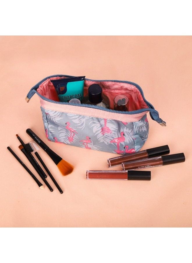 NFI essentials Stylish Makeup Pouch For Women Cosmetic Pouches For Storage Of Make Up Kit And Toiletry Organiser  - Image 3