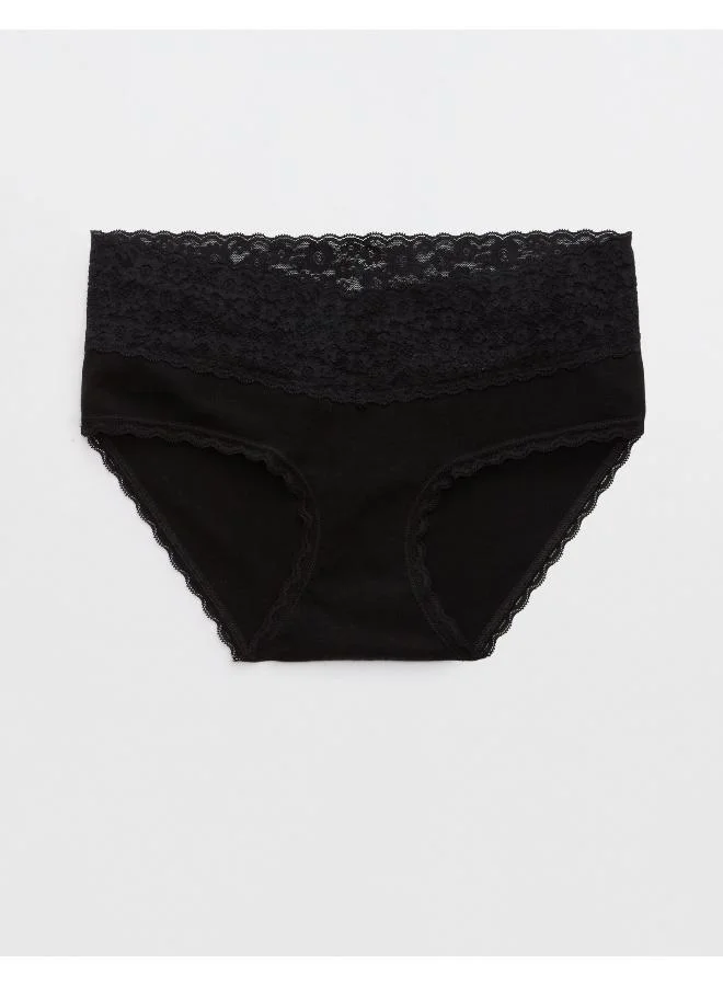 Aerie Superchill Vintage Lace Cotton Boybrief Underwear