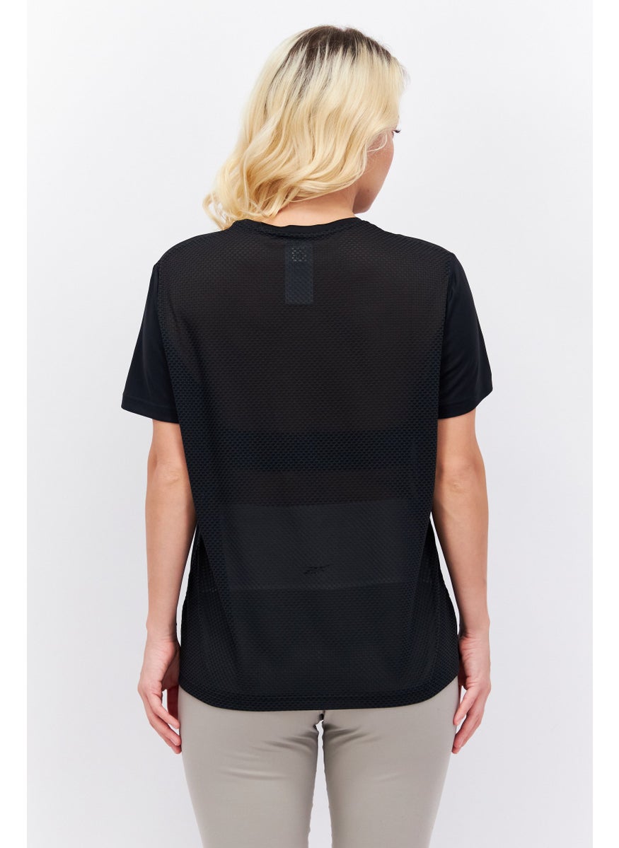 Reebok Women Sportswear Fit Training Top, Black  - Image 3