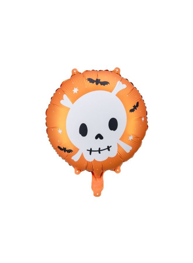 PartyDeco Foil balloon Skull, 45 cm, mix - Image 1