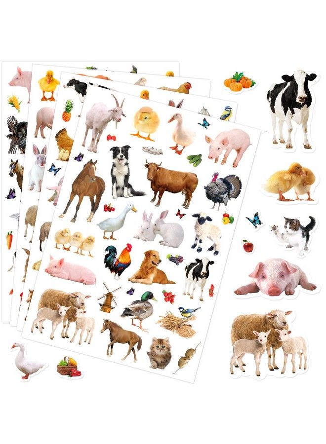 Sunny Seat Farm Animals Stickers Party Supplies 720 Counts Barnyard Animals Stickers For Water Bottle Scrapbook Phone Case Laptop Calendar Planner Stickers For Kids Boys Girls Birthday Party Gifts Decoration  - Image 1