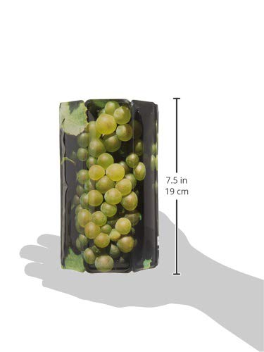 Vacu Vin Active Wine Cooler - Flexible Insulated Chiller For Standard Size Bottles - Keeps Drinks Refreshingly Cold - Durable & Easy To Use - Premium Design For Any Occasions, Wine Grapes Print - Image 3