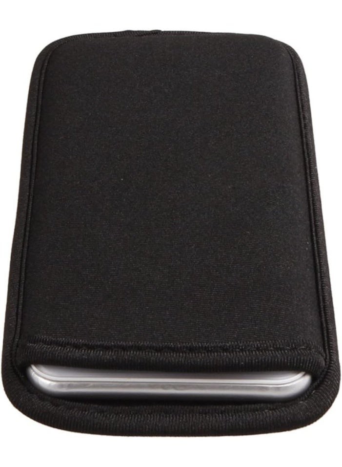 2 Pack Cell Phone Case for iPhone Air 17 Pro Max 16 15 Pro Max Samsung Galaxy S26 Ultra S25 Ultra S24 FE A15 A17 A16 A25 A35 A26 A36 Black Universal Slim Neoprene Shockproof - Image 5