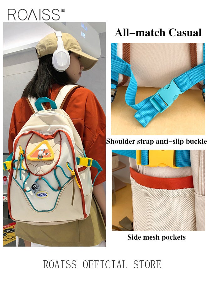 roaiss Unisex Large Capacity Backpack Multi layer Waterproof Sturdy School Bag with Smooth Zipper Closure Large Capacity Design Ideal for Student Daily Use and Travel Durable Material with Reinforced Stitching Organized Compartments for Books Laptop and Essentials - Image 3