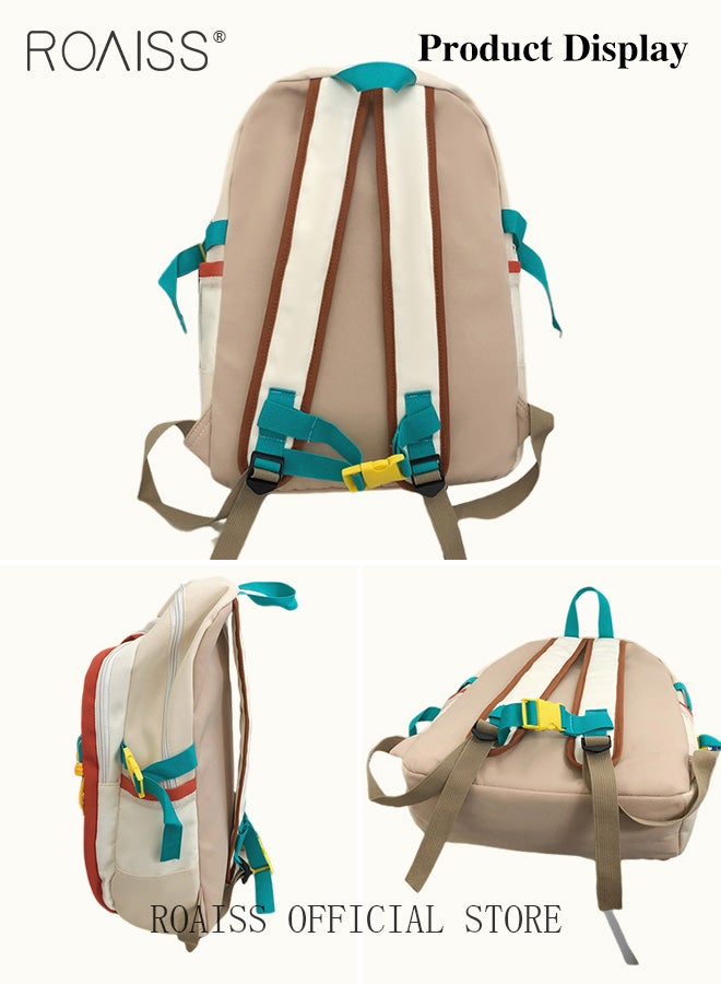 roaiss Unisex Large Capacity Backpack Multi layer Waterproof Sturdy School Bag with Smooth Zipper Closure Large Capacity Design Ideal for Student Daily Use and Travel Durable Material with Reinforced Stitching Organized Compartments for Books Laptop and Essentials - Image 5