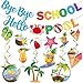 Yavxzvbw Goodbye School Hello Pool Banner Hello Summer Party Decorations End of School Year Party Decorations Schools Out for Summer Decorations Last Day of School Decorations - Image 3
