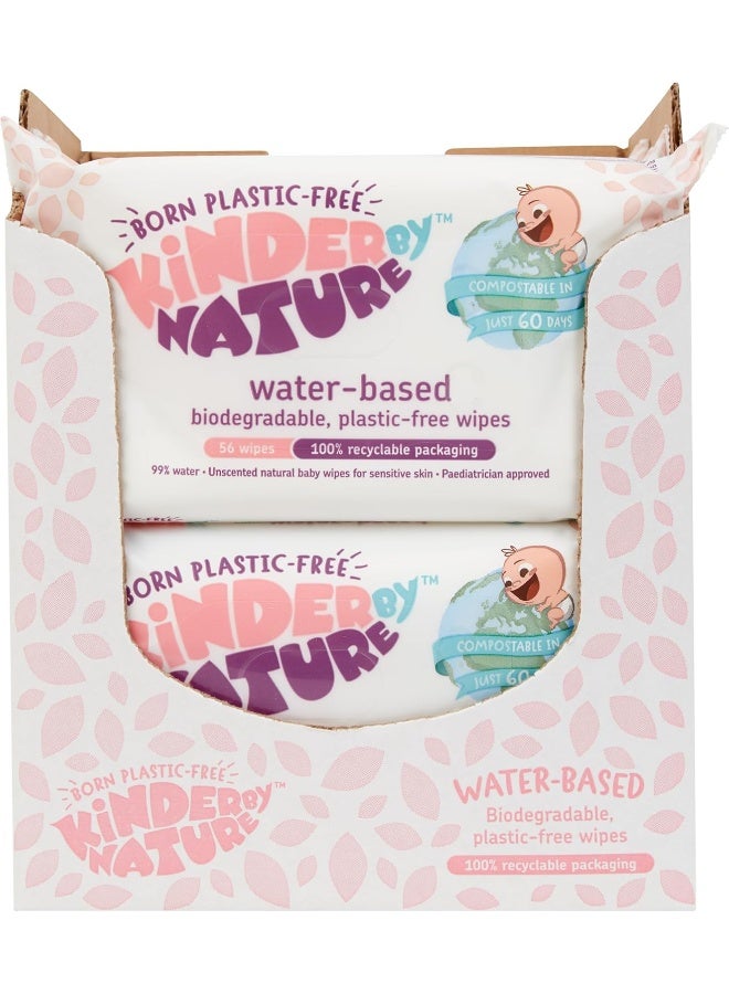 jackson reece Kinder by Nature Water-Based Baby Wipes - 56 Count (Case of 12 packs) - Image 5