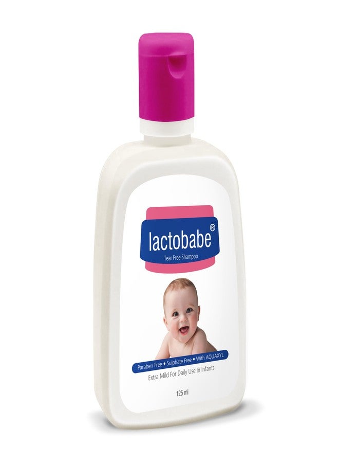 APPLE THERAPEUTICS Lactobabe Tear-Free Shampoo (125ml) | Pediatrician Prescribed Baby Shampoo with Natural Surfactant | Mild & Gentle on Baby's Scalp | Sulfate-Free, Maintains Neutral pH, No Tear Formula - Image 1