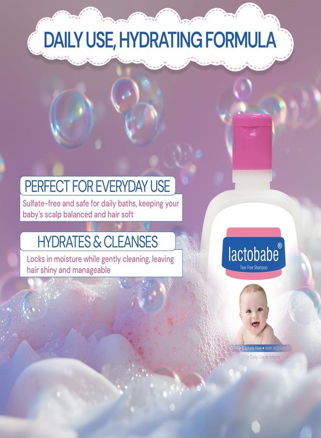 APPLE THERAPEUTICS Lactobabe Tear-Free Shampoo (125ml) | Pediatrician Prescribed Baby Shampoo with Natural Surfactant | Mild & Gentle on Baby's Scalp | Sulfate-Free, Maintains Neutral pH, No Tear Formula - Image 3