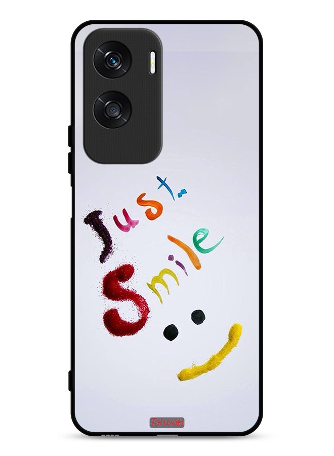 Tolwak Honor X50i 5G Protective Case Cover Just Smile - Image 1