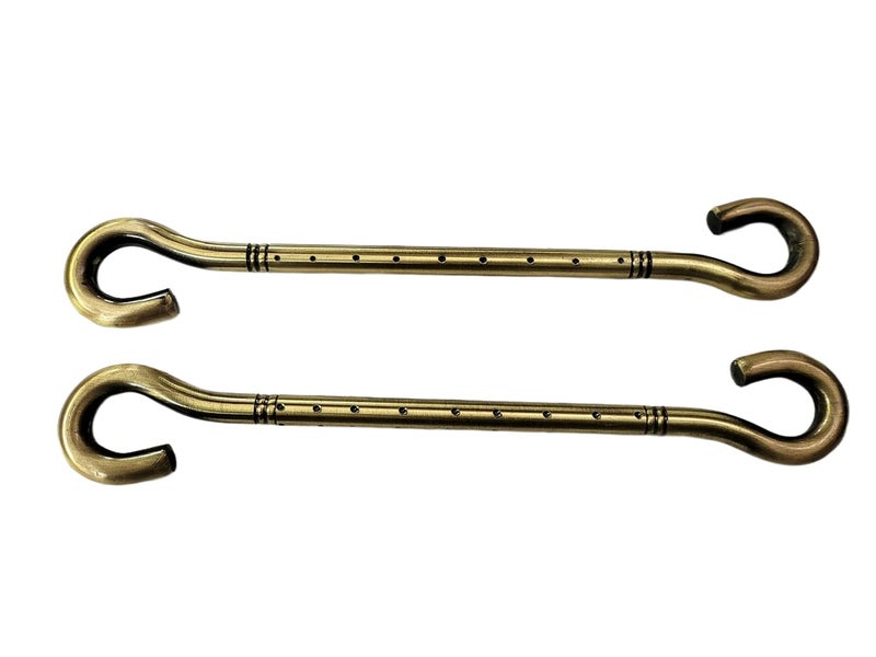 nooks Stainless Steel saliya Hook and Ceiling Rod heavt Duty Hanging Accessories Set in PVD Coating Brass Finishing for Swings and jhula for Indoor Outdoor Pack of 2 - Image 3