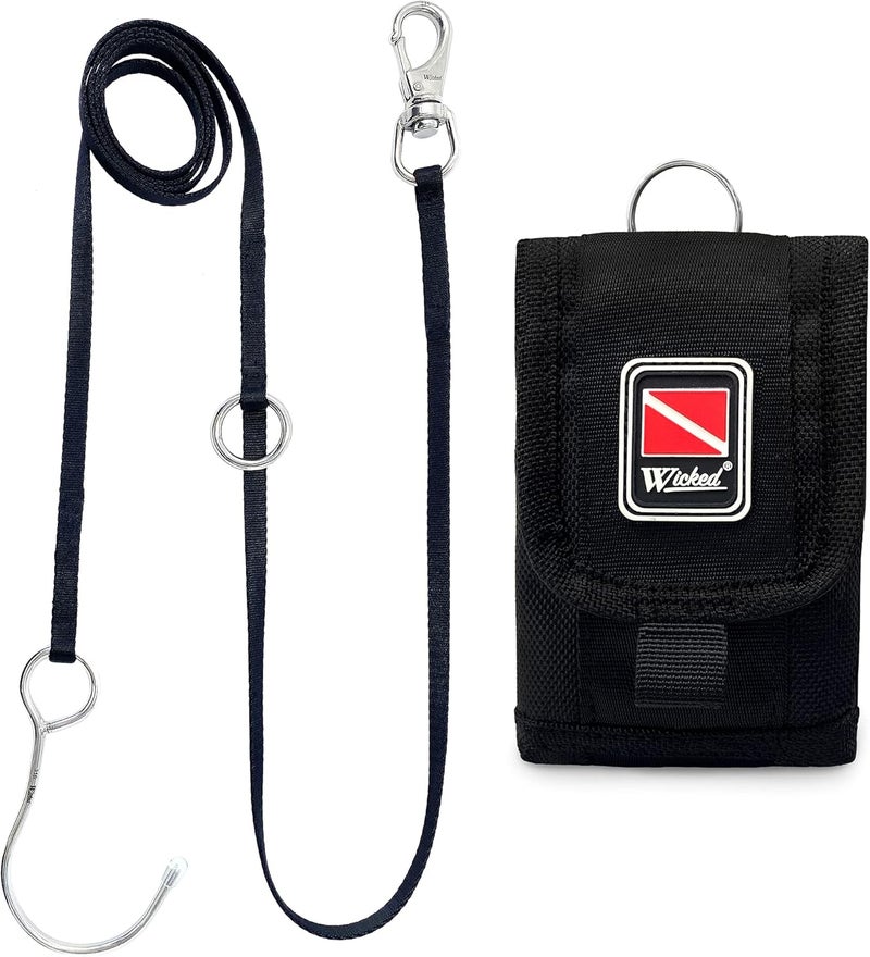 WICKED Scuba 316 Stainless Steel Multipoint Reef Hook 4-6 Ft. Length - Image 1