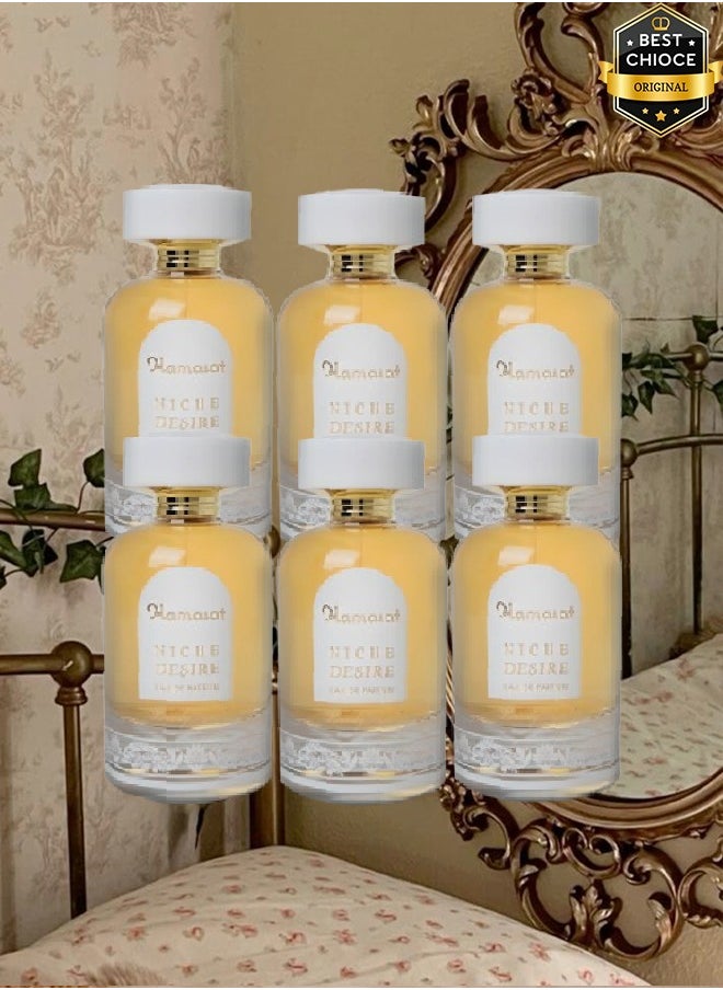 همسات 6 قطع عطر نيش ديزاير 100 مل  - Image 1