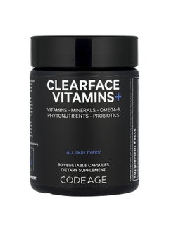 Codeage Codeage, Clearface Vitamins+, 90 Vegetable Capsules  - Image 1