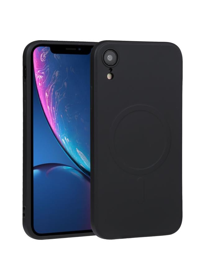 اس-توب جراب هاتف ماج سيف مقاوم للصدمات من السيليكون السائل لهاتف iPhone XR - Image 1