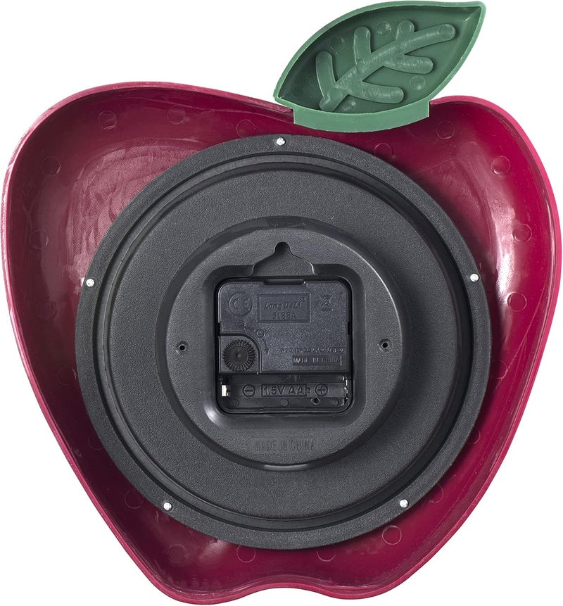 Westclox 10 3Dimensional Apple Wall Clock Model 38038A - Image 2