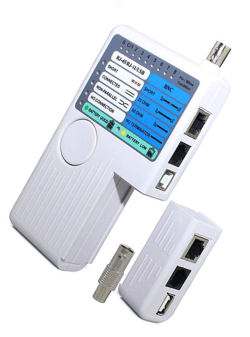 iMBAPrice - 4-in-1 Remote Network Cable Tester USB/BNC/Rj11/Rj45 LAN Cable UTP STP Wire Tester - Image 5