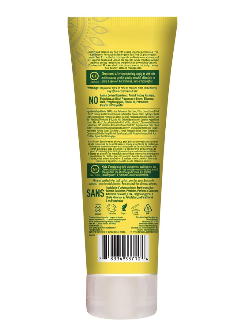 DESERT ESSENCE Lemon Tea Tree Conditioner 8 fl oz  - Image 2