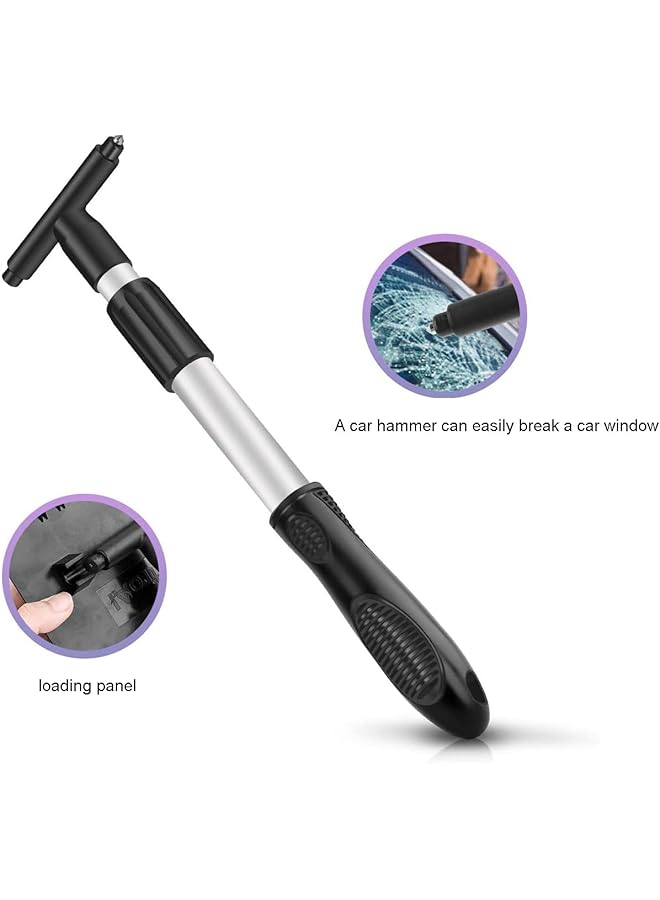 يو إل اتش واي سي أداة تنظيف الزجاج الأمامي للسيارة مع 4 وسادات من الألياف الدقيقة قابلة لإعادة الاستخدام والغسل - Image 5