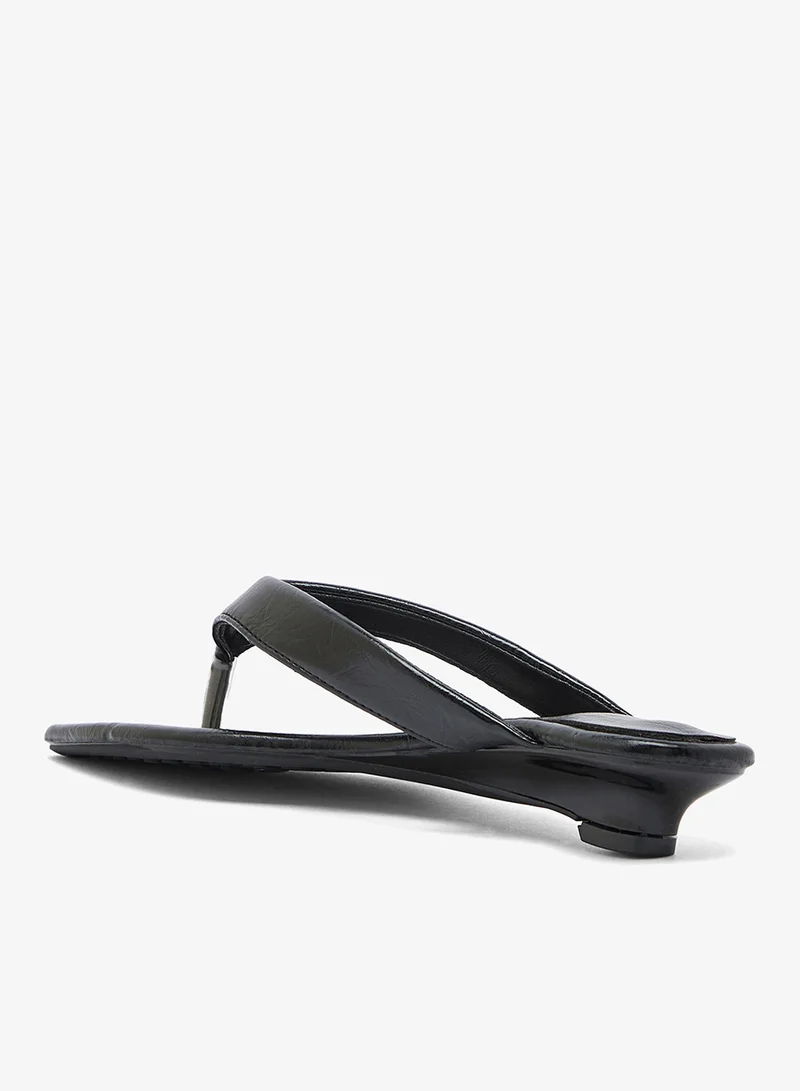 Ginger Thong Pointed Toe Flat Sandals