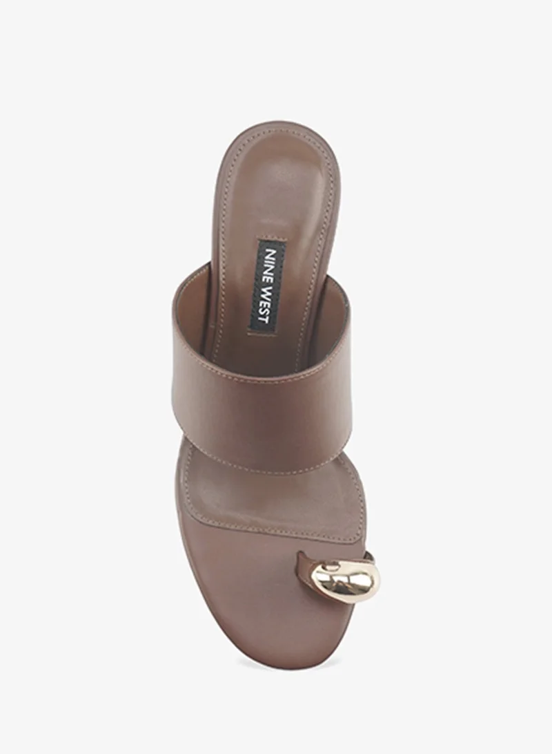 NINE WEST  Multi Strap Mid Heel Sandals for Women | Best Price UAE