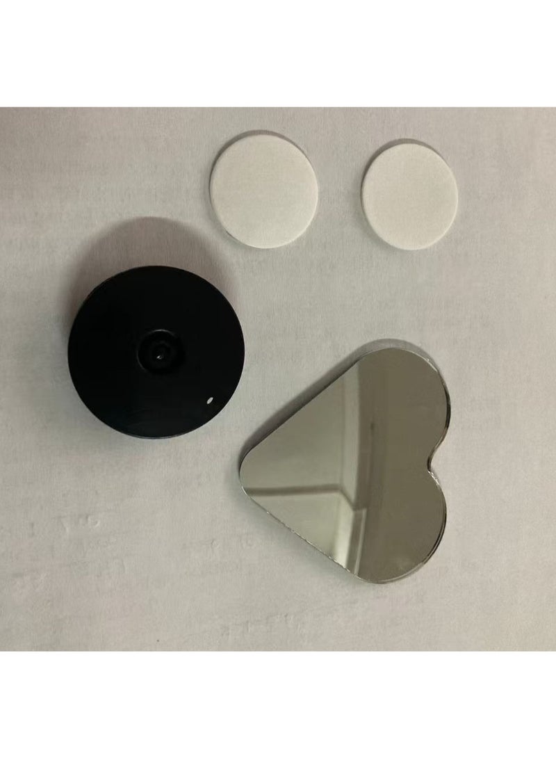 كرونايتي قطعتان من مرايا العمق الخلفية على شكل قلب للسيارة، مناسبة لمناطق العمى في مرايا الجانبية للسيارة، زاوية قابلة للتعديل، وسهلة التركيب والإزالة. تتميز بتصميم محدب واسع الزاوية يعزز بشكل فعال سلامة القيادة. شريط لاصق عالمي يضمن توافقًا مثاليًا مع مختلف موديلات السيارات، إكسسوار سيارات ممتاز. - Image 5