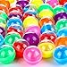 Sosation 150 Pcs 177 Inch Gumball Vending Machine Capsules Empty Round Plastic Containers for Prizes Party Favors Stylish Color - Image 3